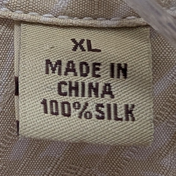 Tommy Bahama Men's Tropical Palm Print Button Down Shirt, Silk, XL - Picture 4 of 5